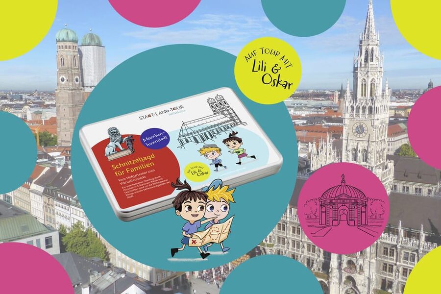 Munich: Self-guided sightseeing scavenger hunt for families - Moving from envelope to envelope
