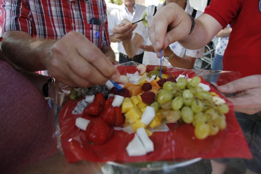 Munich: Viktualienmarkt Food Tasting Tour in German - Bavarian antipasti broadens the menu