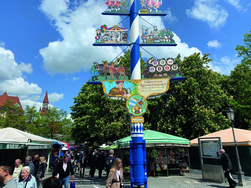 Munich: Viktualienmarkt Food Tasting Tour in German - What the guide adds to the market walk