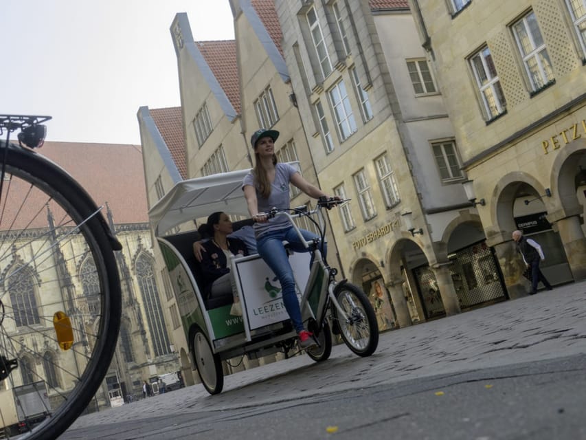 Münster: Beer Tasting Rickshaw Tour - Prinzipalmarkt and the city’s grandest views