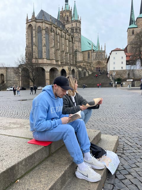Mystery Backpack 2p: explore the city with an Erfurt novel - How the Mystery Backpack works in Erfurt