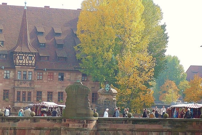 Nuremberg Old Town and Nazi Party Rally Grounds Walking Tour in English - Hauptmarkt and the Beautiful Fountain