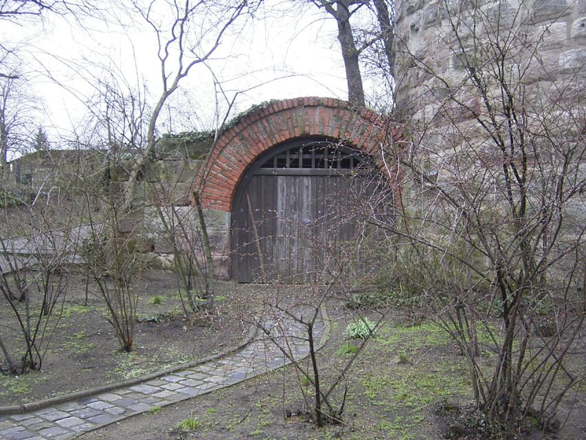 Nuremberg: Tunnels and Secret Passages in the City Wall Tour - Seeing the moat from the firing corridors