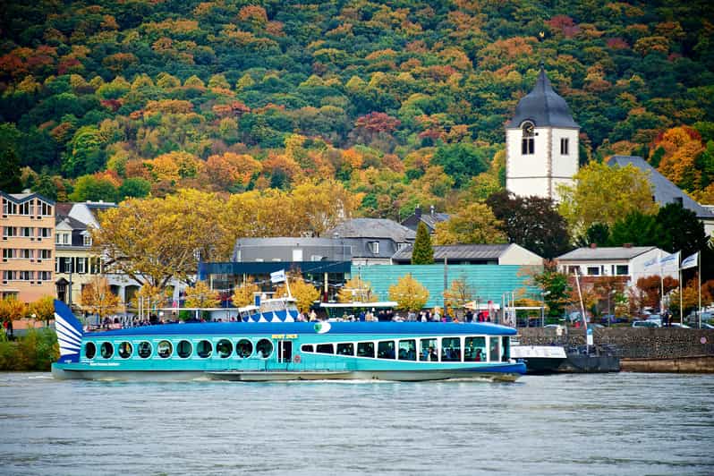 Panorama tour between Bonn and Königswinter - Bonner Bogen and the Kameha Hotel from the river