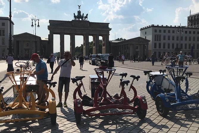 Party and Beer Bike Private Sightseeing Tour Berlin with Pick-up - Beer, music, and the real party-bike experience