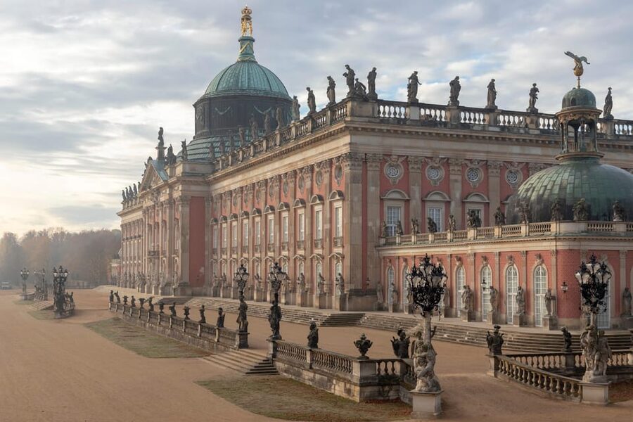 Potsdam: Sanssouci Palace and Prussian Palaces Entry Ticket - The New Palace: Prussian Scale and Royal Showmanship