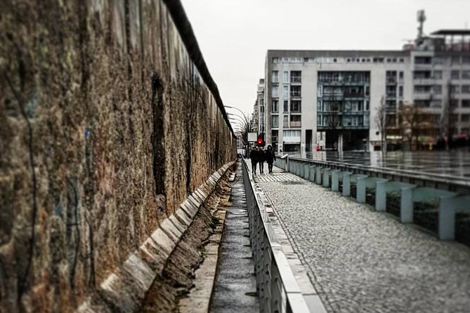 PRIVATE BEHIND THE BERLIN WALL and COLD WAR BERLIN TOUR - Topography of Terror and a surviving wall fragment
