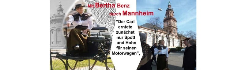 Public tour With Bertha Benz through the city of inventors Costume tour - Why Bertha Benz Makes Mannheim’s Car Story More Interesting