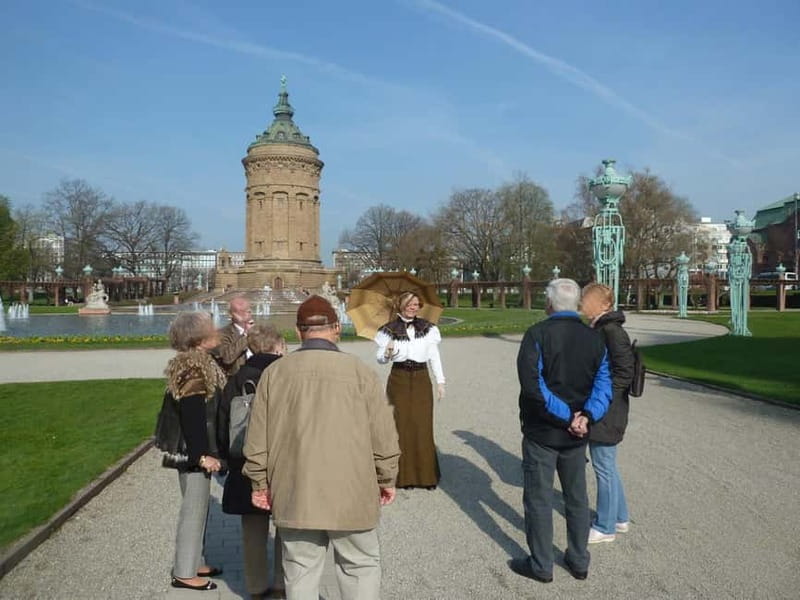 Public tour With Bertha Benz through the city of inventors Costume tour - Starting at the Carl Benz Memorial Near the Water Tower