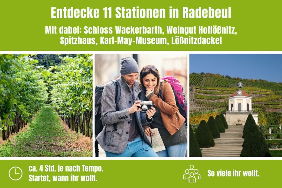 Radebeul: Scavenger Hunt Self Guided Tour - Key points at a glance