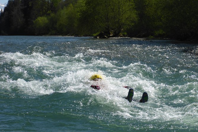 Rafting classic Iller - Level 2 white water tour - The scenery and the parts between the rapids