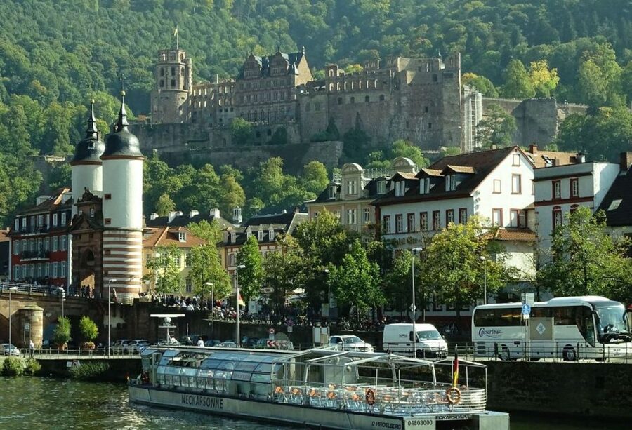 Romantic Heidelberg: Private Tour With Professional Guide - Crossing the Old Bridge and meeting the Bridge Monkey