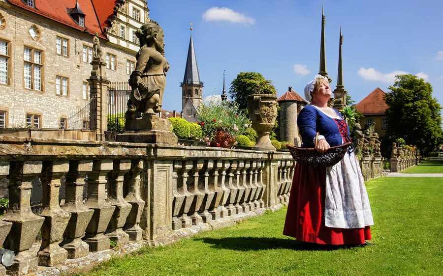 Romantic Road & Rothenburg ob der Tauber Tour from Würzburg - Weikersheim Castle and its grand Knights Hall