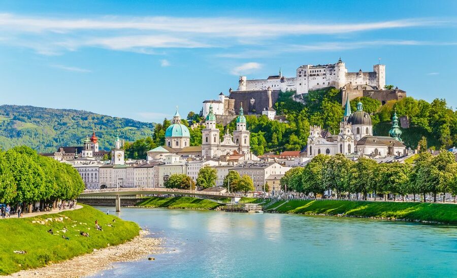 Salzburg: Sound of Music and Salt Mines Tour - Entering the 500-year-old salt mine