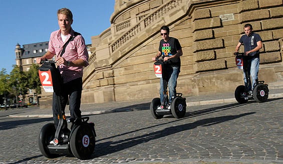 Segway Tour: Old Town Hall, Water Tower & Ehrenhof - Why a Segway works well in Mannheim