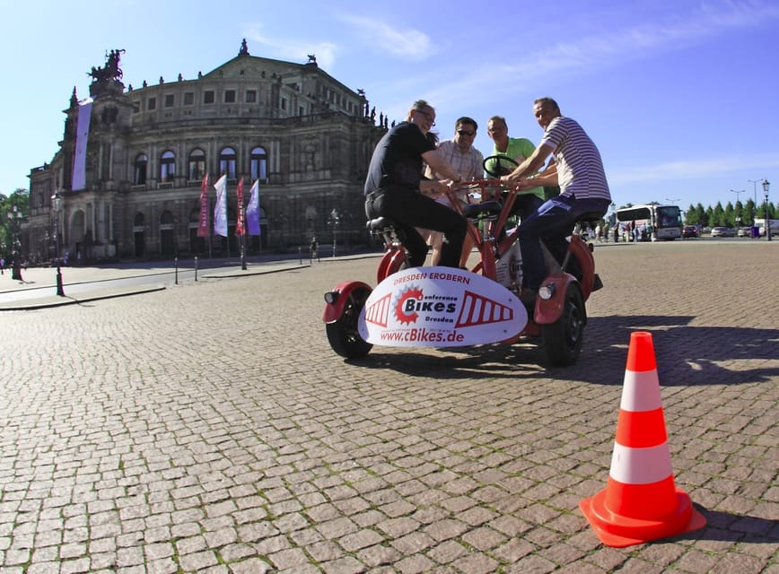 SRF CoBi | City Tour by ConferenceBike - Meeting the ConferenceBike at the Albertinum