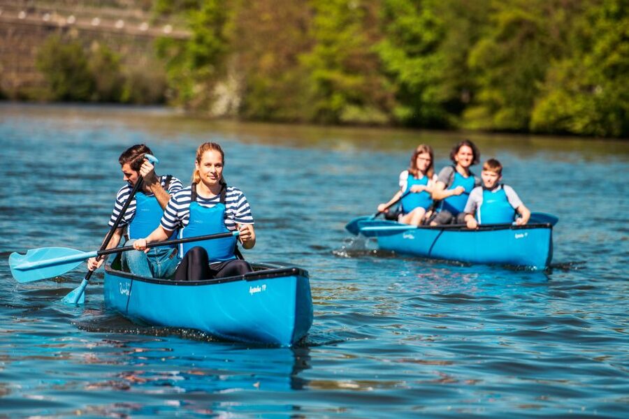 Stuttgart: Canadian Canoe Rental - Starting at the Riverhouse in Stuttgart Münster