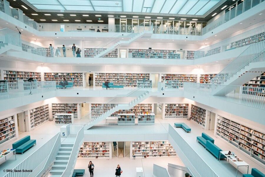 Stuttgart city library - an architectural tour - Form, function, and the public library