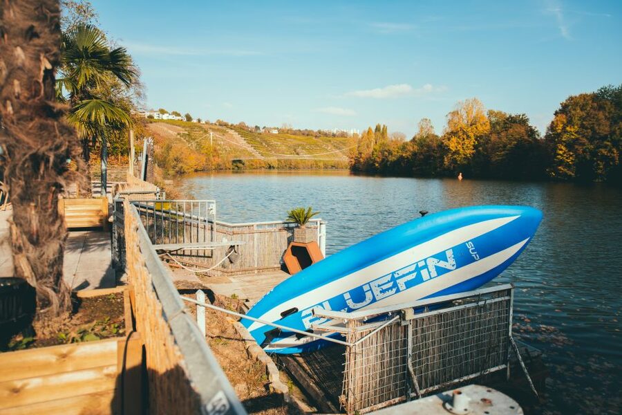 Stuttgart: Stand Up Paddling Rental - Choosing a Neckar Route With the Map