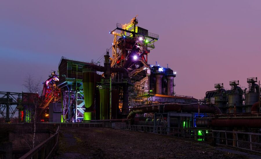 Torchlight tour of the old ironworks - Firelight, weekend lighting, and the mood of the walk
